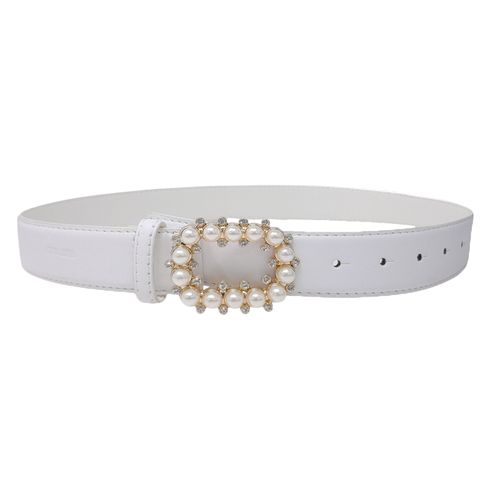 Cinturón Ellen Tracy color blanco para mujer