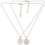 Set-de-2-cadenas-doradas-solido-para-niña-104715364