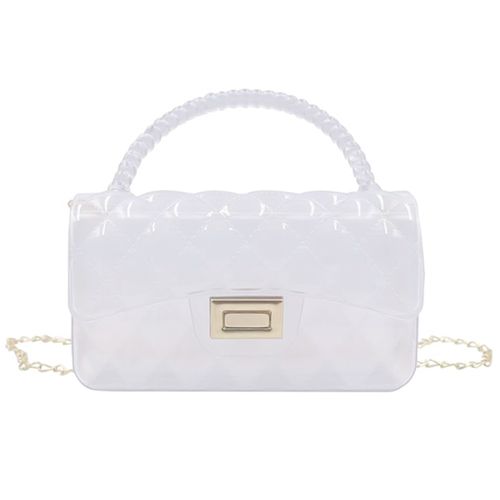 Cartera blanca sólido para niña