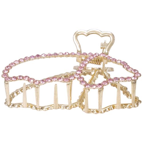 Gancho mariposa bicolor sólido para niña