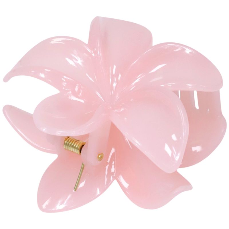 Gancho-flor-rosado-solido-para-niña-104715360