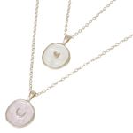 Set-de-2-cadenas-doradas-solido-para-niña-104715364