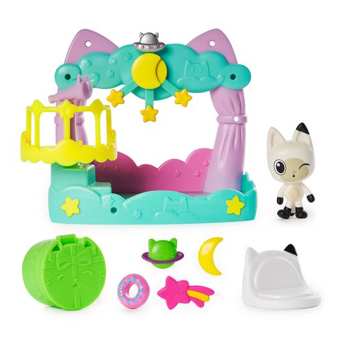 Gabby`S Doll House Set de Balcon Figura y Accesorios 1 Pieza