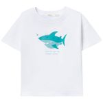 Camiseta-blanca-con-estampado-de-tiburon-para-bebe-niño-104871017