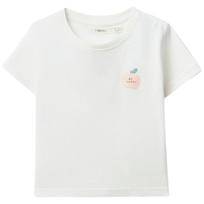 Blusa-blanca-con-estampado-para-bebe-niña-104870879