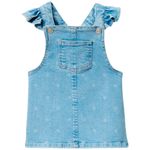 Overall-azul-con-estampado-de-flores-para-bebe-niña-104870904