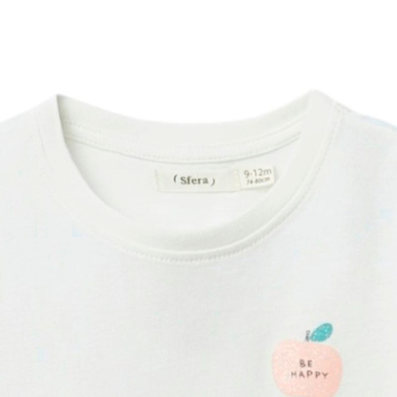Blusa-blanca-con-estampado-para-bebe-niña-104870879