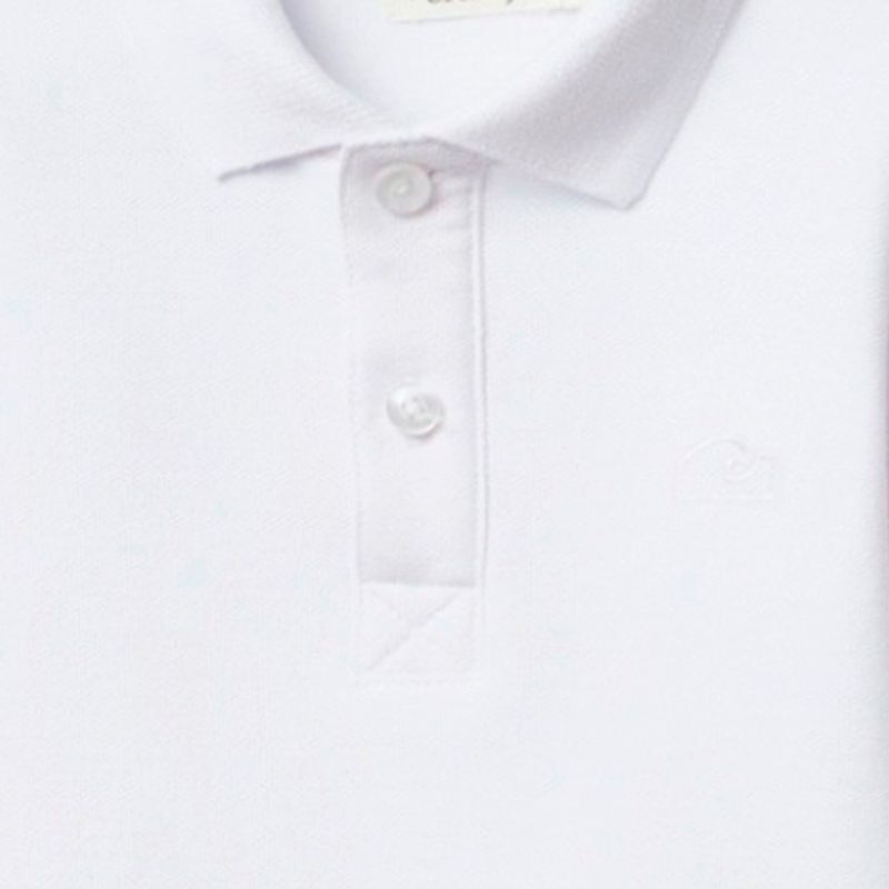 Camisa-polo-blanca-solido-para-bebe-niño-104870969