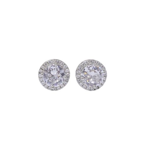 Aretes largos en forma de flor de plata en baño de oro para mujer