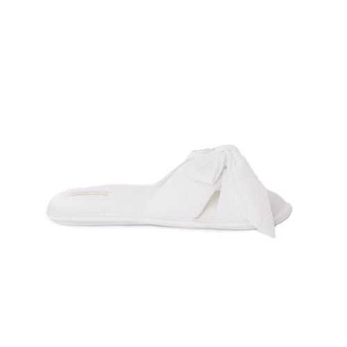 Pantuflas Women Secret blanca para mujer