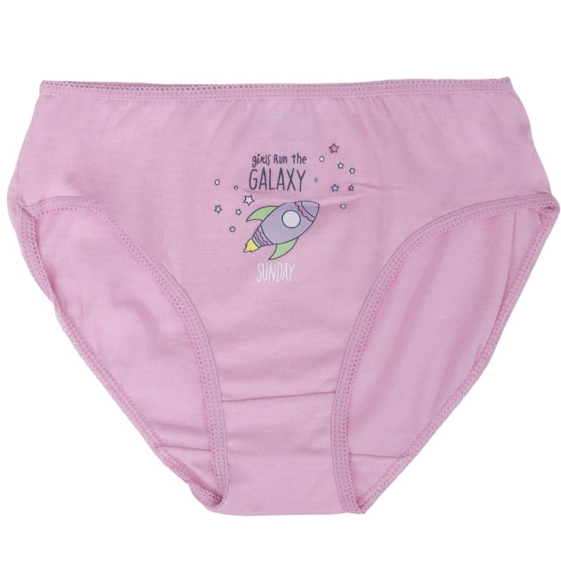 Set de 7 piezas ropa interior multicolor con estampado para niña ...