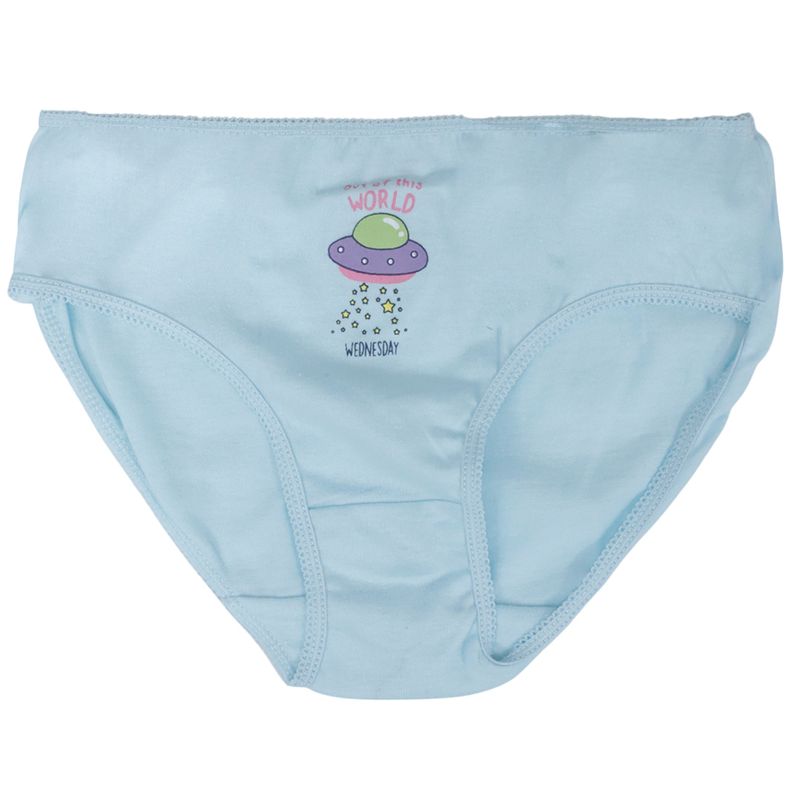 Set de 7 piezas ropa interior multicolor con estampado para niña ...