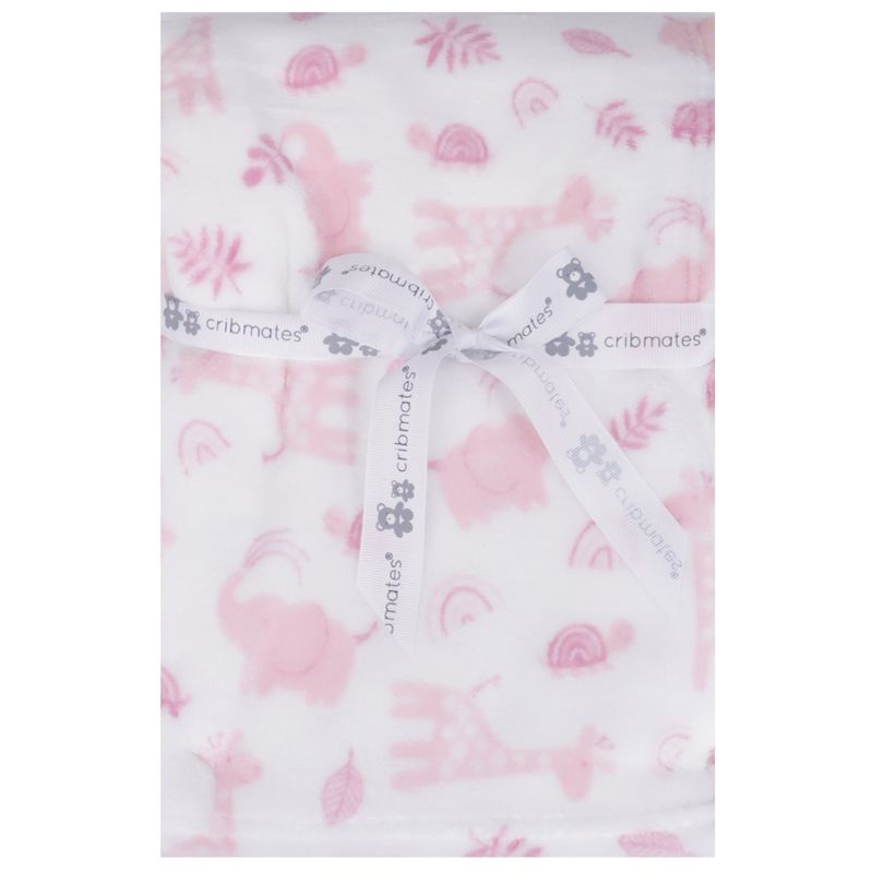 Frazada-blanca-con-estampado-para-bebe-niña-104837004