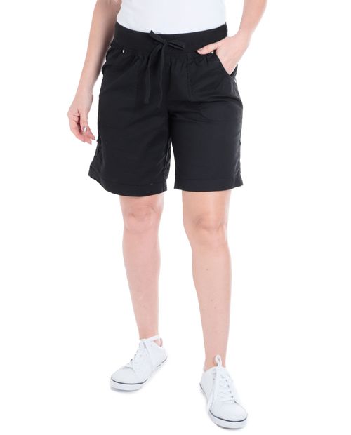 Short Dash pull on negro de cintura alta para mujer