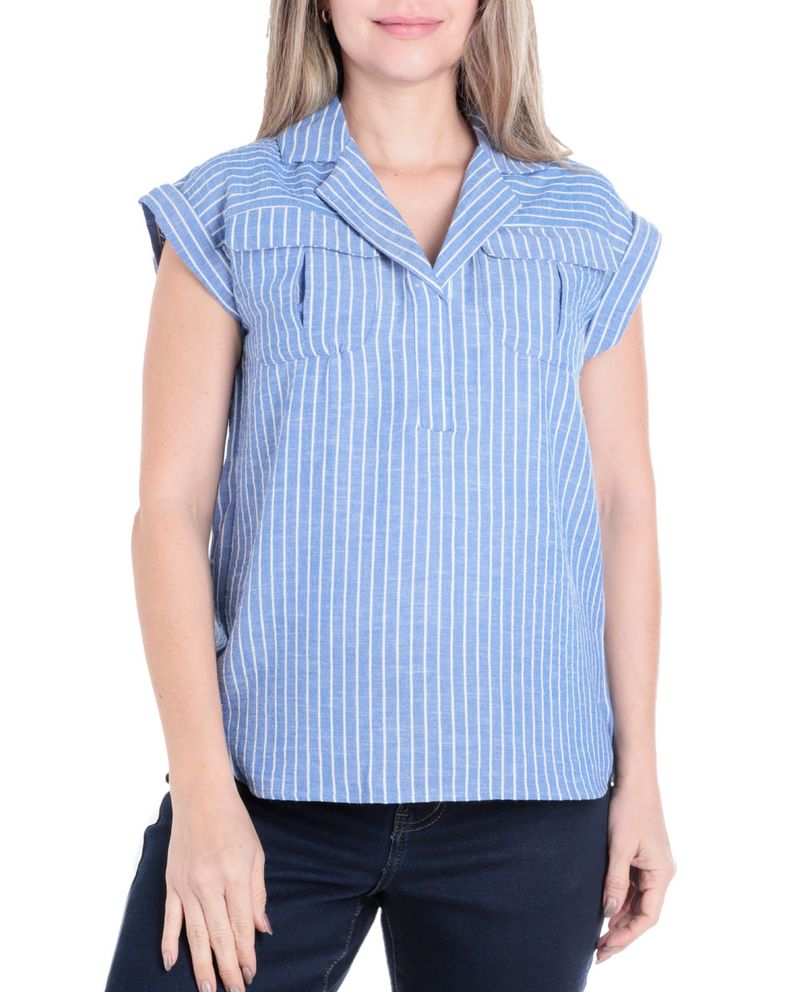 104858067-Blusa-Nicolle-casual-rayada-manga-corta-para-mujer