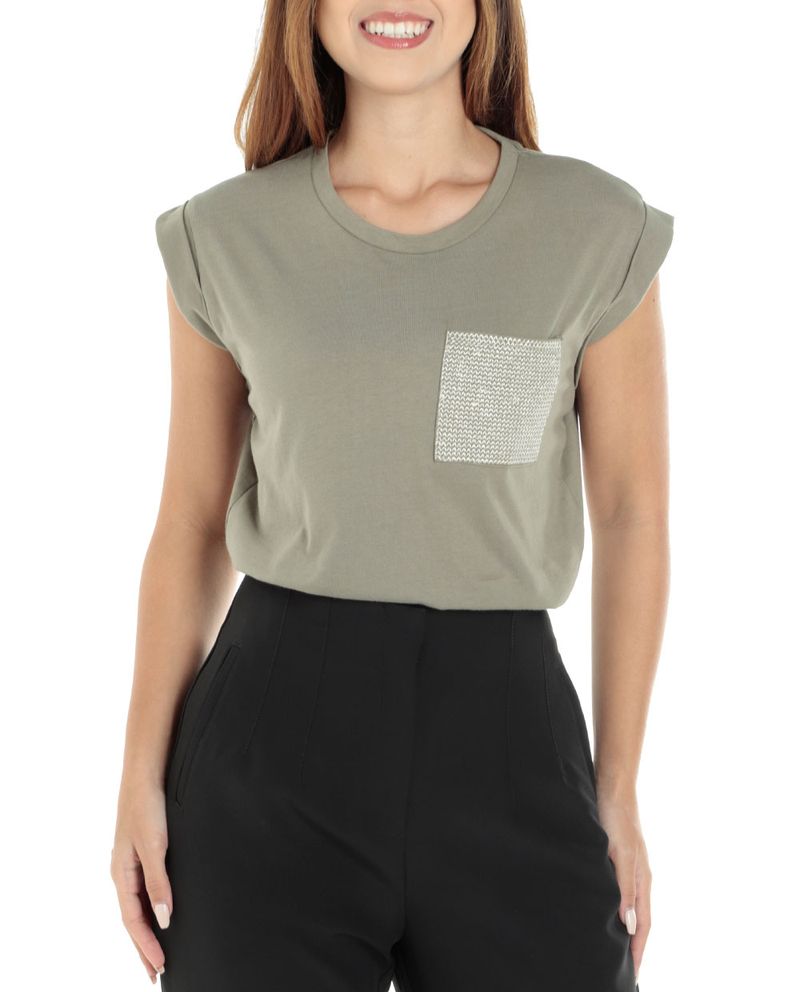 104731215-Camiseta-Unexpected-verde-manga-corta-para-mujer