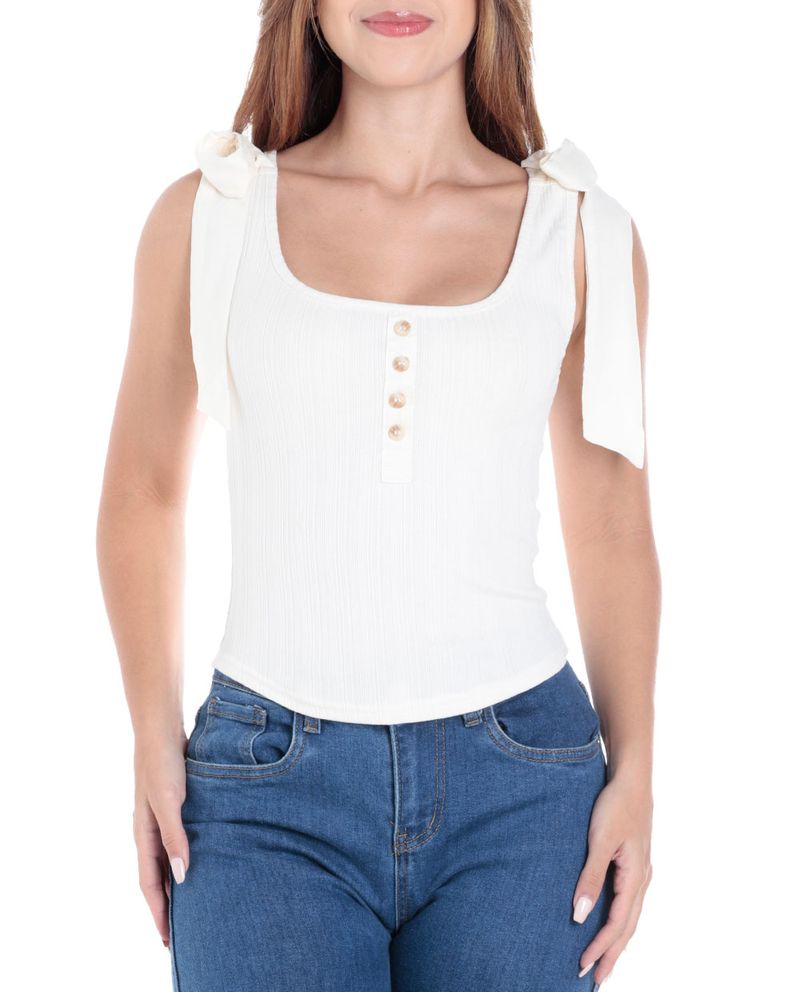 104835916-Blusa-Mine-casual-de-tirantes-para-mujer