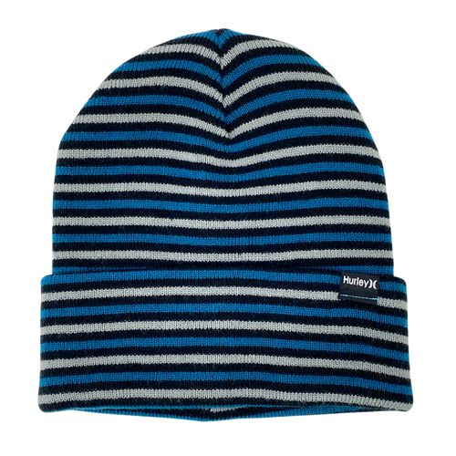 Gorro beanie Hurley multicolor rayado para hombre