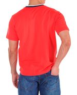 104795212-Camiseta-Oscar-de-la-Renta-tailored-fit-anaranjada-texturizada-para-hombre