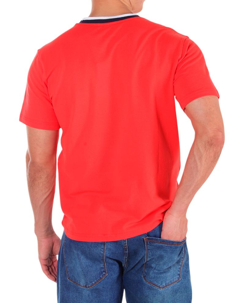 104795212-Camiseta-Oscar-de-la-Renta-tailored-fit-anaranjada-texturizada-para-hombre
