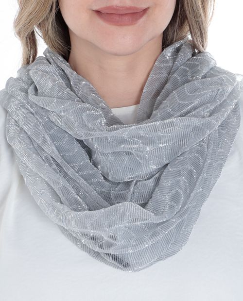 Bufanda Again color gris para mujer