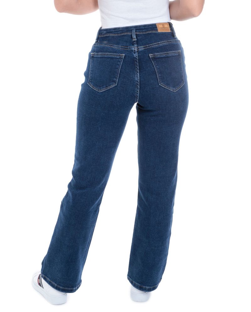 104858181-Jeans-Stefany-Moda-straight-azul-de-cintura-alta-para-mujer