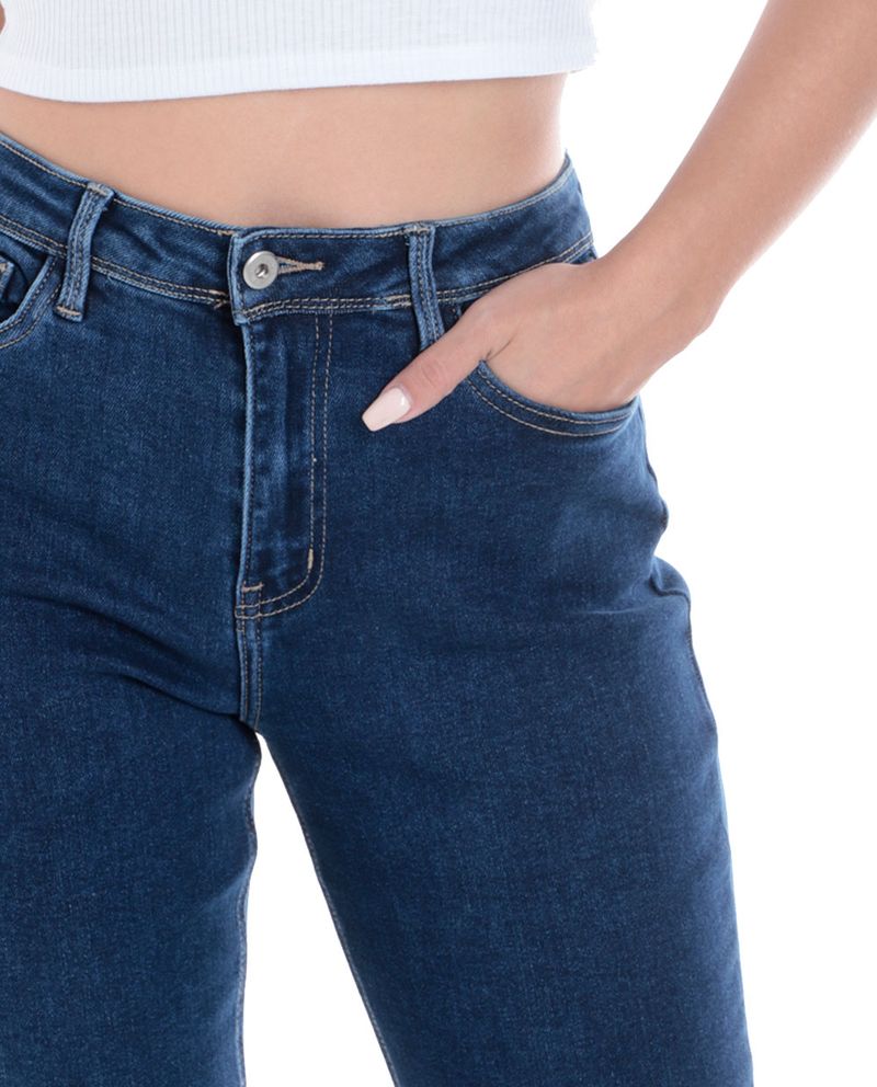 104858181-Jeans-Stefany-Moda-straight-azul-de-cintura-alta-para-mujer
