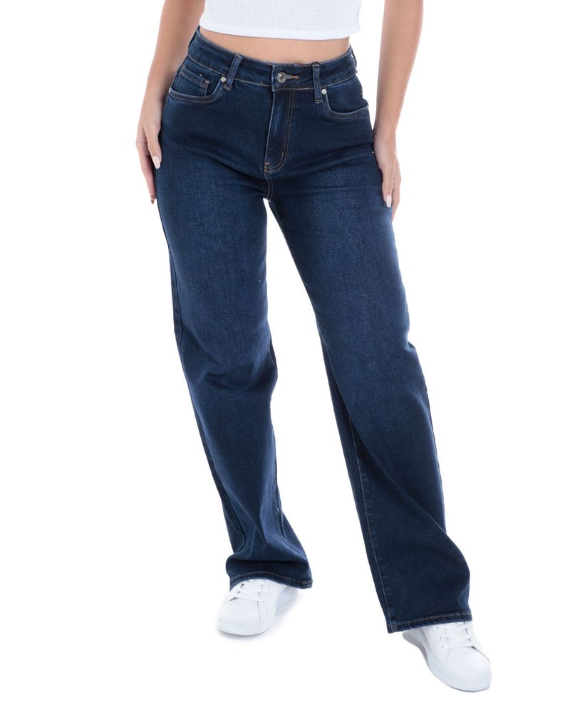 104858205-Jeans-Stefany-Moda-straight-azul-de-cintura-alta-para-mujer