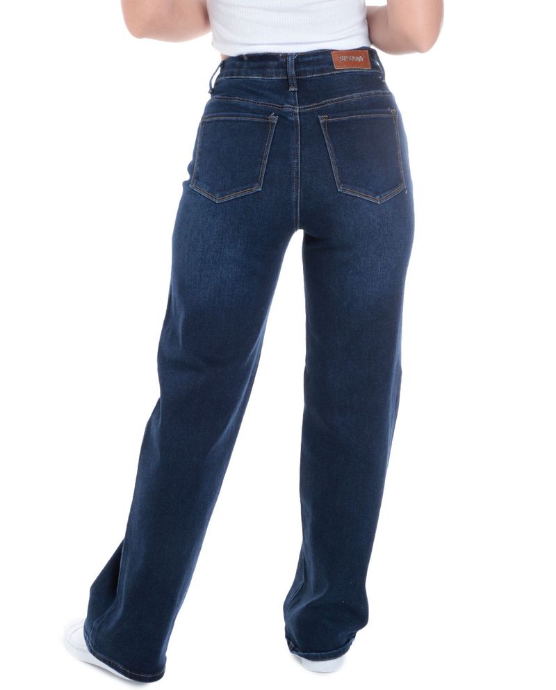 104858205-Jeans-Stefany-Moda-straight-azul-de-cintura-alta-para-mujer