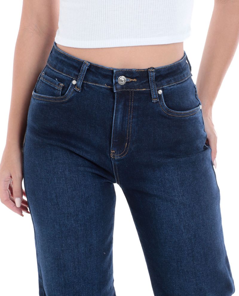 104858205-Jeans-Stefany-Moda-straight-azul-de-cintura-alta-para-mujer