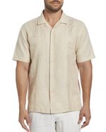 104860095-Guayabera-de-lino-Cubavera-beige-con-textura-para-hombre