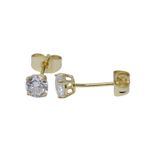 104805928-Set-de-aretes-y-cadena-de-brass-con-baño-de-oro-2mm--16--mujer