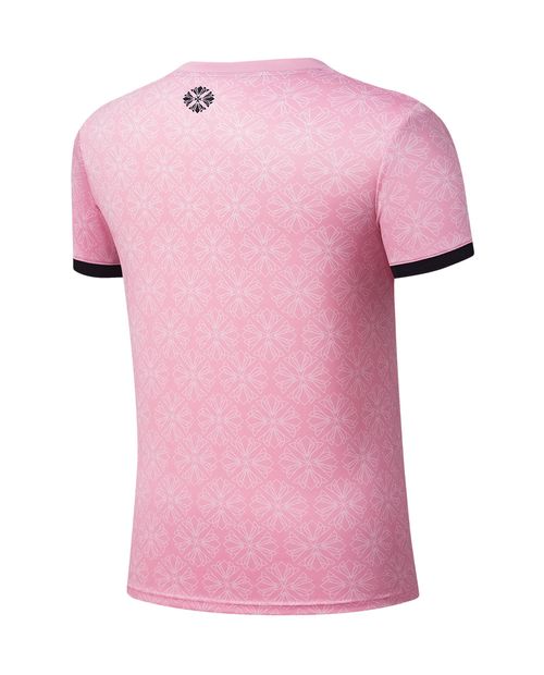 Camiseta prematch Selecta rosada estampada 2025-26 para hombre