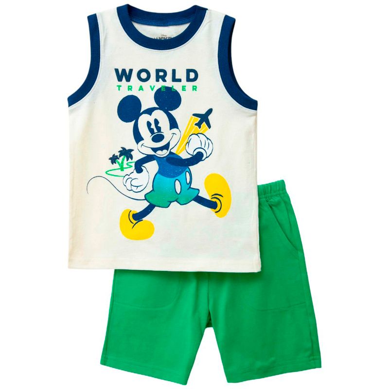 Conjunto-de-2-piezas-multicolor-con-estampado-de-Mickey-Mouse-para-niño-104847549