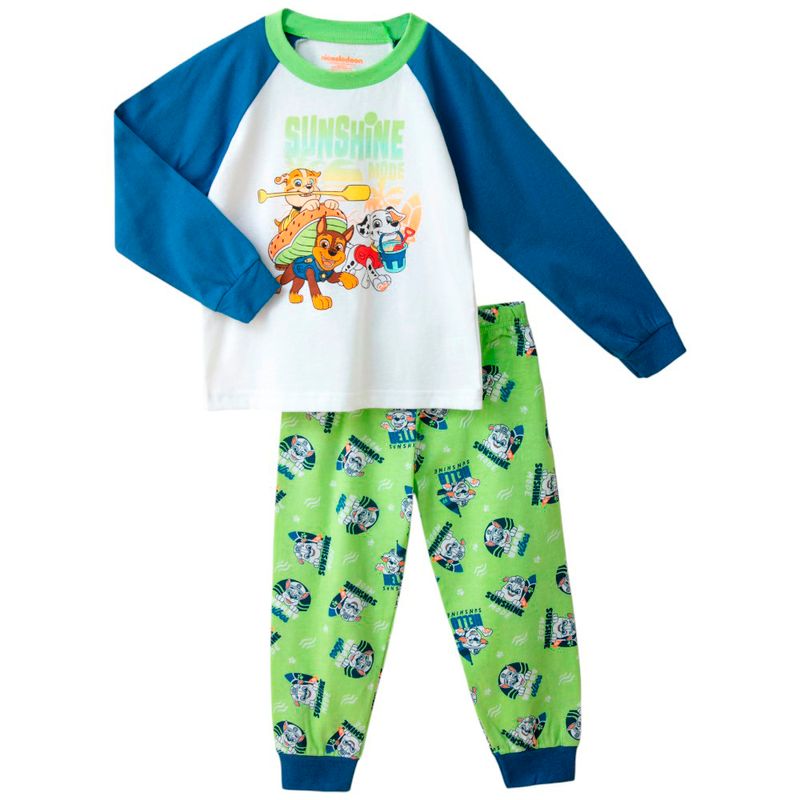 Pijama-de-2-piezas-multicolor-con-estampado-de-Paw-Patrol-para-niño-104847539