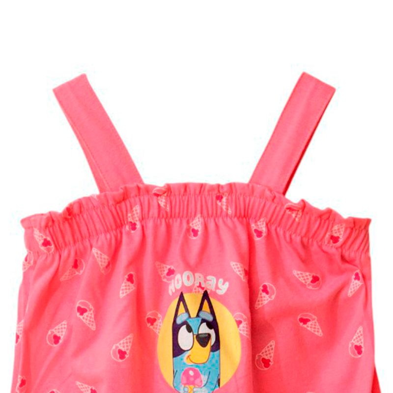 Vestido-rosado-con-estampado-de-Bluey-para-niña-104776847