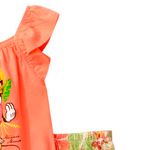 Pijama-de-2-piezas-bicolor-con-estampado-de-Minnie-Mouse-para-niña-104776824