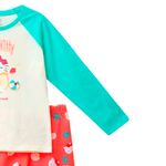 Pijama-de-2-piezas-multicolor-con-estampado-de-Hello-Kitty-para-niña-104776813