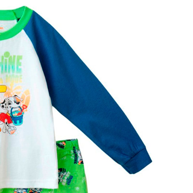 Pijama-de-2-piezas-multicolor-con-estampado-de-Paw-Patrol-para-niño-104847540