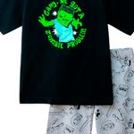 Pijama-de-2-piezas-azules-con-estampado-de-Minecraft-para-niño-104847483