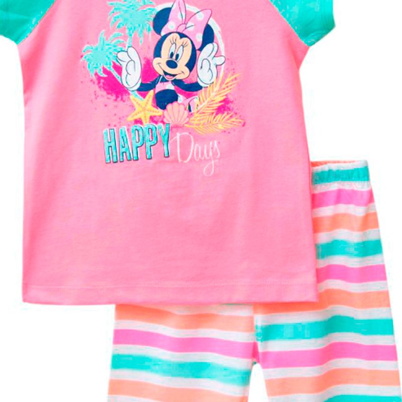 Pijama-de-2-piezas-multicolor-con-estampado-de-Minnie-Mouse-para-niña-104776862