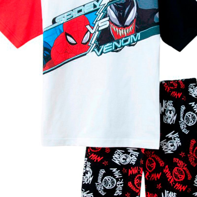 Pijama-de-2-piezas-multicolor-con-estampado-de-Spider-Man-y-Venom-para-niño-104847495