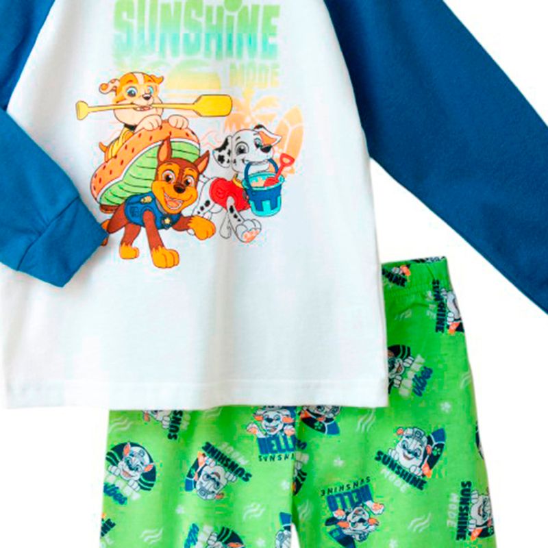 Pijama-de-2-piezas-multicolor-con-estampado-de-Paw-Patrol-para-niño-104847539
