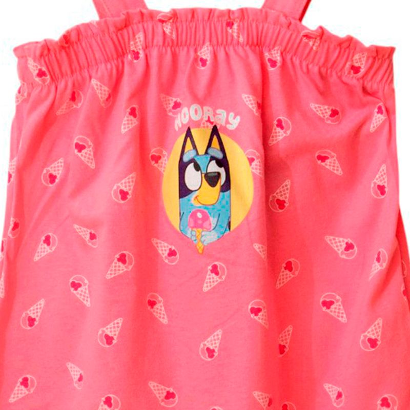 Vestido-rosado-con-estampado-de-Bluey-para-niña-104776849