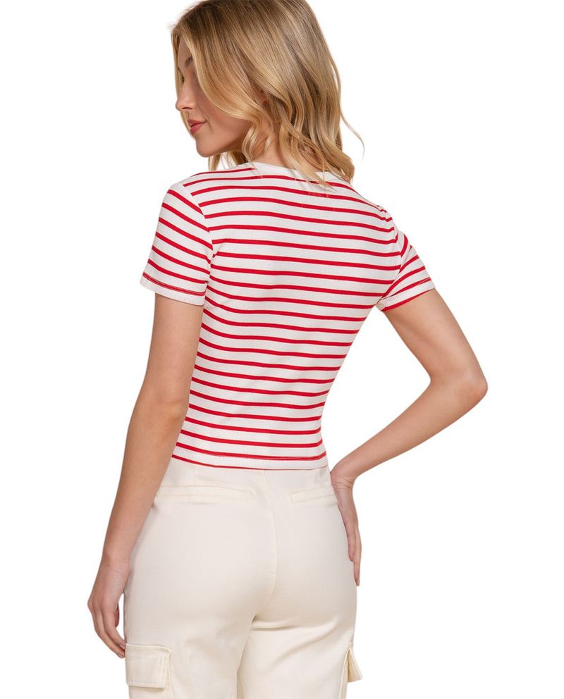 104863726-Camiseta-Active-Basic-rayada-manga-corta-para-mujer