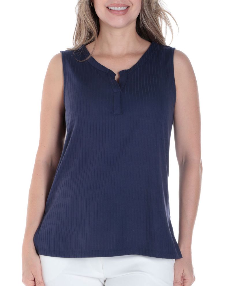 104858088-Blusa-Nicolle-casual-azul-sin-mangas-para-mujer