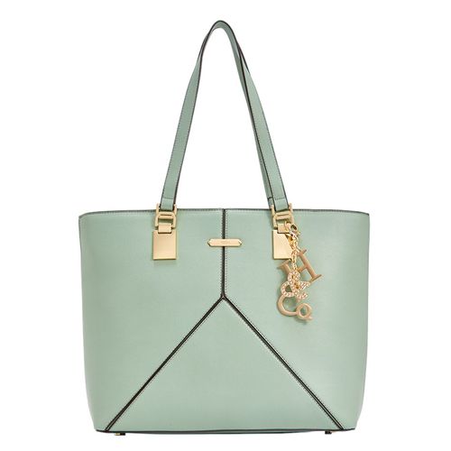 Cartera tote H&Co color verde para mujer