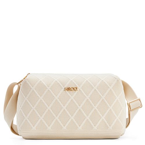Cartera crossbody H&co color blanco para mujer