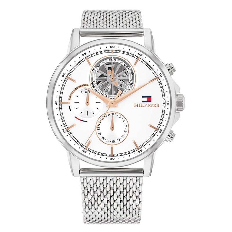 104865782-Reloj-Tommy-Hilfiger-analogo-cronografo-metalico-plateado-para-hombre