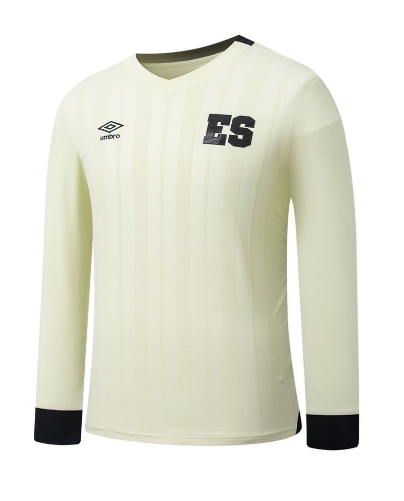 104789213-Camiseta-deportiva-Selecta-manga-larga-amarillo-suave-rayada-2025-26-para-hombre